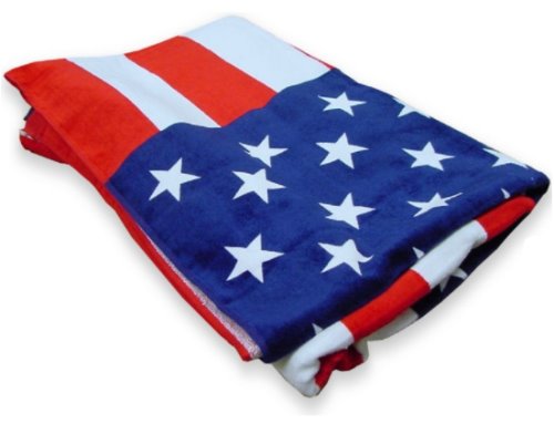 Xmmswdla American Flag Beach Towel Brave USA Flag Old Glory Fingertip Towel Memorial Independence Veterans Day 4th of July Kitchen Bathroom Towel Set